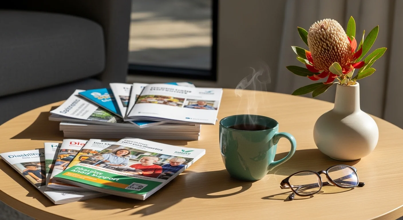 Disability support brochures