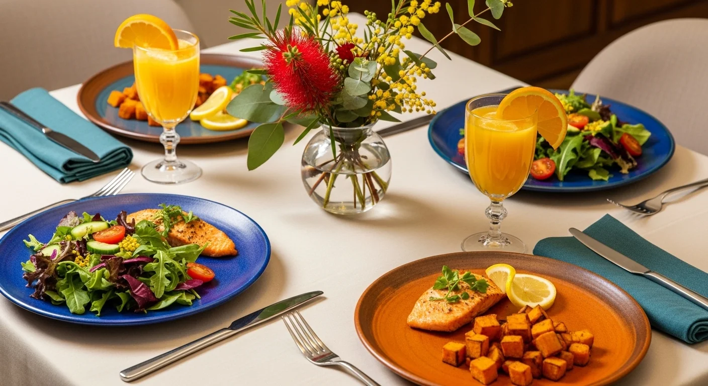 Healthy home-cooked meal